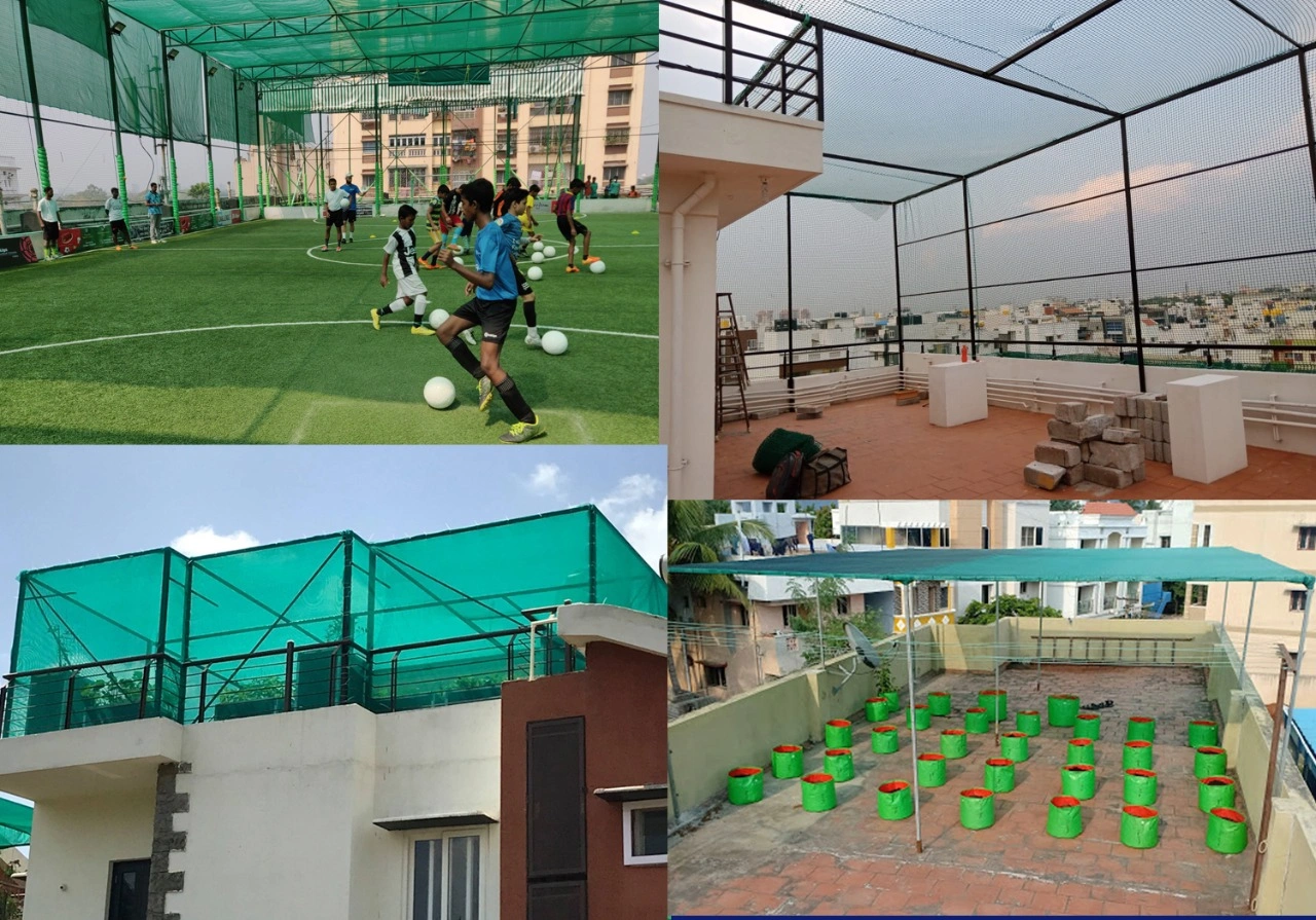 Terrace Top Nets Installation in Hyderabad